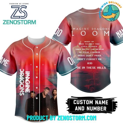 Imagine Dragons Loom Album Custom Name Baseball Jersey