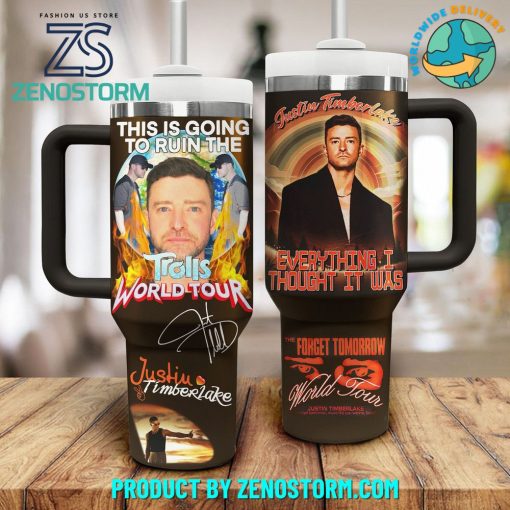 Justin Timberlake The Forget Tomorrow World Tour Stanley Tumbler