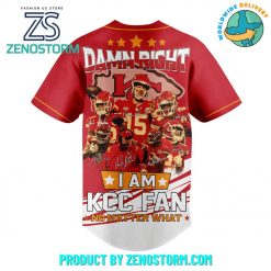 Kansas City Chiefs NFL Damn Right Baseball Jersey