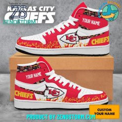 Kansas City Chiefs NFL New Custom Name Nike Air Jordan 1