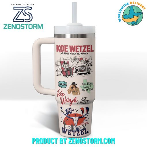 Koe Wetzel Damn Near Normal 40 oz Stanley Tumbler