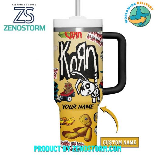 Korn American Band Custom Name 40 oz Stanley Tumbler