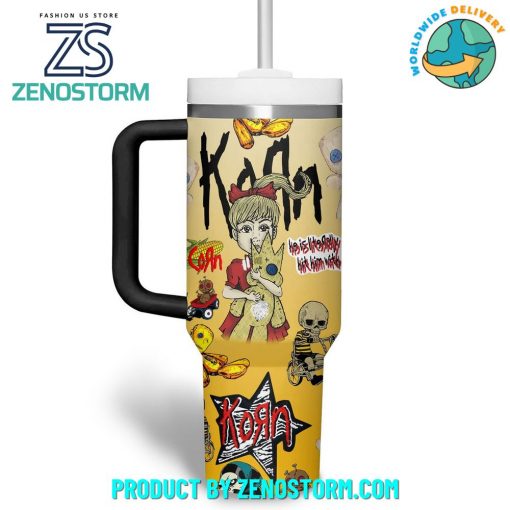 Korn American Band Custom Name 40 oz Stanley Tumbler