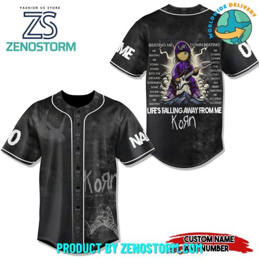 Korn Band Life’s Falling Away From Me Customized Baseball Jersey