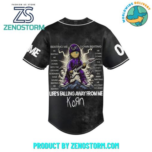 Korn Band Life’s Falling Away From Me Customized Baseball Jersey