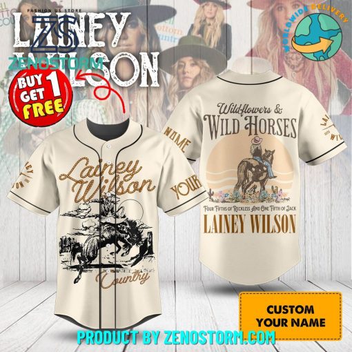 Lainey Wilson American Country Singer Customized Baseball Jersey