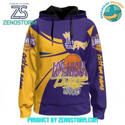 Los Angeles Lakers NBA Customized Go Lakers Hoodie Zip Hoodie