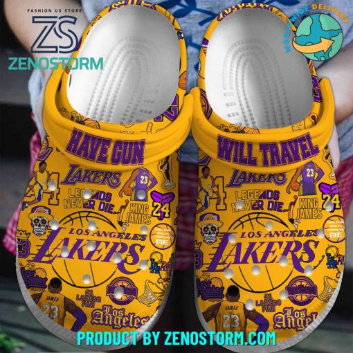 Los Angeles Lakers NBA Legends Never Die Crocs