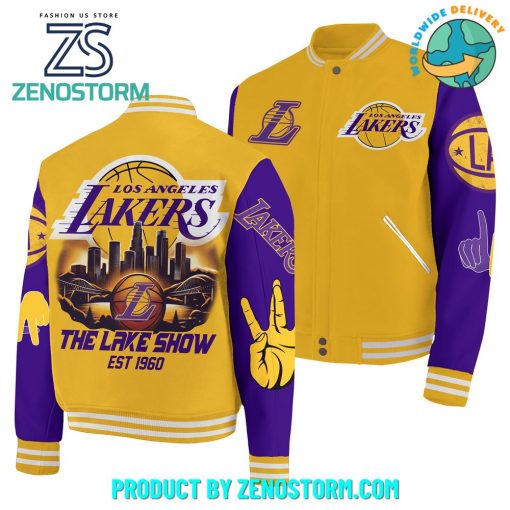 Los Angeles Lakers NBA Team Limited Edition Baseball Jacket