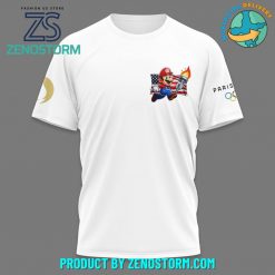 Mario Olympic Paris 2024 We Are Ready White Shirt