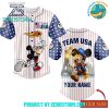 Sherk Olympic Paris 2024 Team USA Customized Baseball Jersey