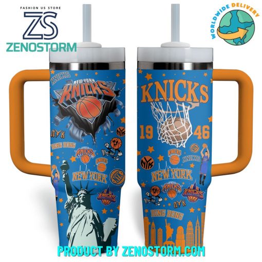 New York Knicks NBA Analytics Stanley Tumbler