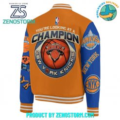 New York Knicks NBA Youre Looking At A Champion Baseball Jacket