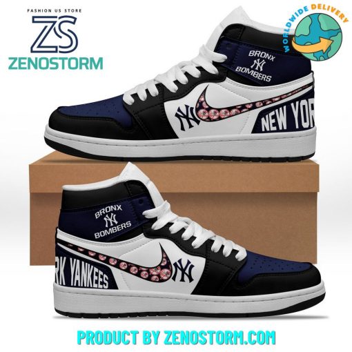 New York Yankees MLB Bronx Bombers Nike Air Jordan 1