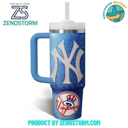 New York Yankees MLB Flower Special Stanley Tumbler