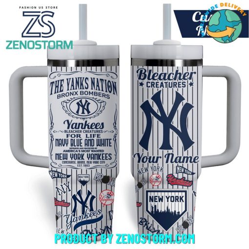 New York Yankees MLB The Yanks Nation Customized Stanley Tumbler