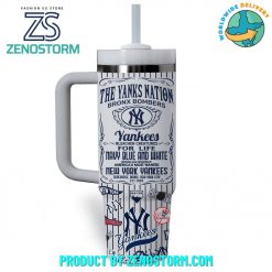 New York Yankees MLB The Yanks Nation Customized Stanley Tumbler