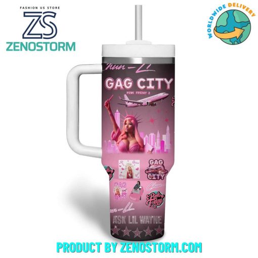 Nicki Minaj Gas City Pink Friday 2 Stanley Tumbler