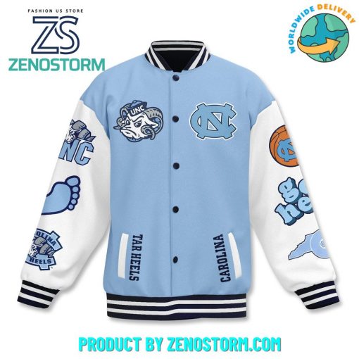 North Carolina Tar Heels Fever Go Heels Baseball Jacket