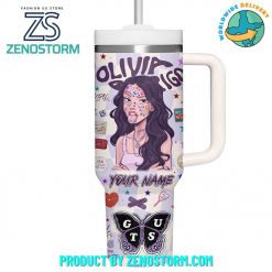 Olivia Rodrigo Social Suicide Custom Name Stanley Tumbler