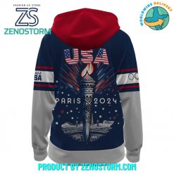 Olympic Paris 2024 Scooby Doo Team USA Nike Hoodie Zip Hoodie