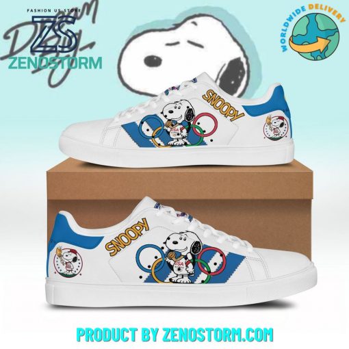 Olympic Paris 2024 Snoopy Dream Big Stan Smith Shoes