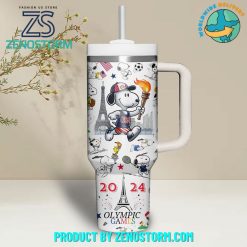 Olympic Paris 2024 Snoopy Team USA Games Stanley Tumbler