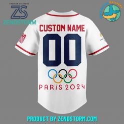 Olympic Paris 2024 Team USA Customized Nike Baseball Jersey