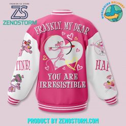 Pink Panther You Are Irresistible Pink Baseball Jacket