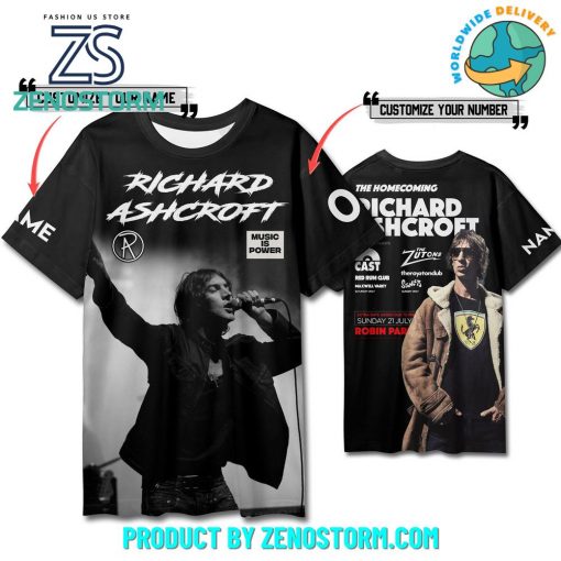 Richard Ashcroft Music Is Power Custom Name Shirt