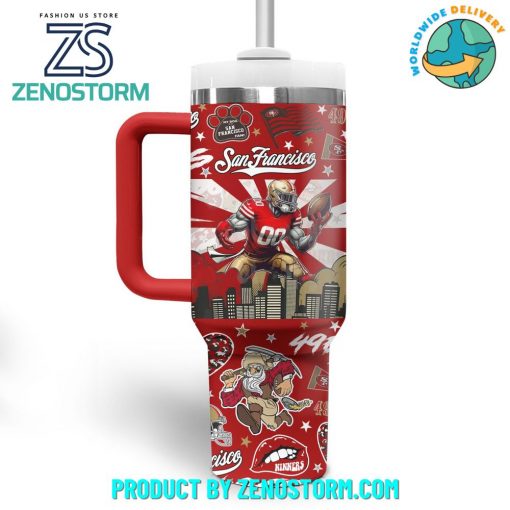 San Francisco 49er 5-Time Super Bowl Champions Stanley Tumbler