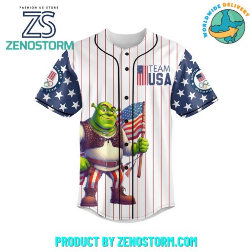 Sherk Olympic Paris 2024 Team USA Customized Baseball Jersey