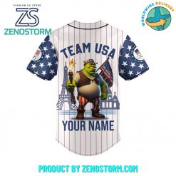 Sherk Olympic Paris 2024 Team USA Customized Baseball Jersey