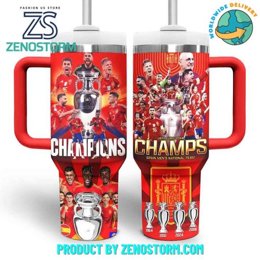 Spain UEFA Euro 2024 Champions Men’s National Team Stanley Tumbler