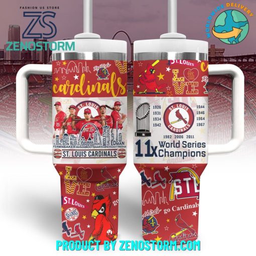 St Louis Cardinals 11x World Series Champions Stanley Tumbler