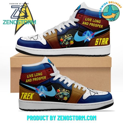 Star Trek TV Series Live Long And Prosper Nike Air Jordan 1