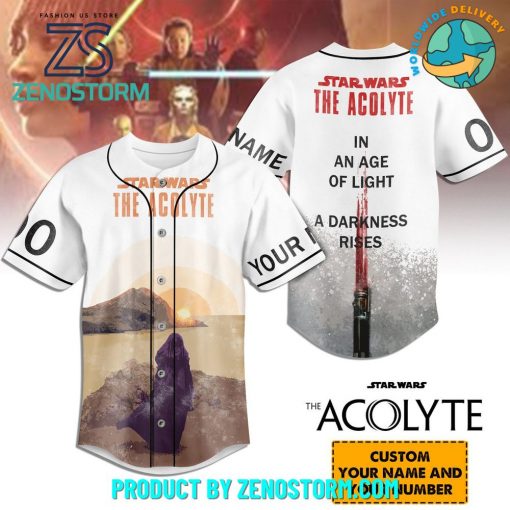 Star Wars The Acolyte Custom Name Baseball Jersey