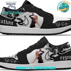 Taylor Swift Reputation Black And White Nike Air Jordan 1