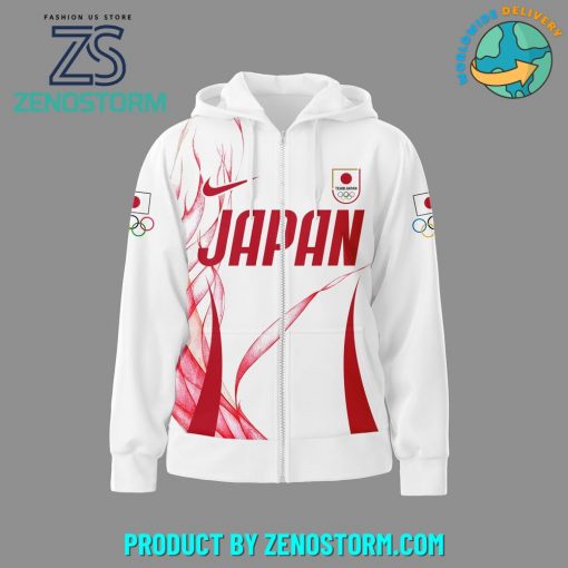 Team Japan Olympic Paris 2024 Nike Zip Hoodie