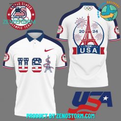 Team USA 2024 Olympic Paris New Nike Polo Shirt