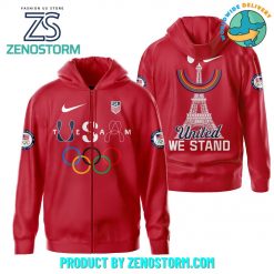 Team USA Olympic Paris 2024 United We Stand Hoodie Zip Hoodie Sweatshirt