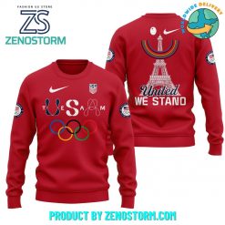 Team USA Olympic Paris 2024 United We Stand Hoodie Zip Hoodie Sweatshirt