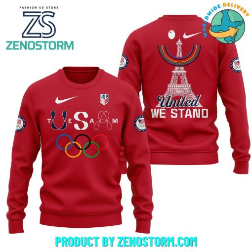 Team USA Olympic Paris 2024 United We Stand Hoodie, Zip Hoodie, Sweatshirt