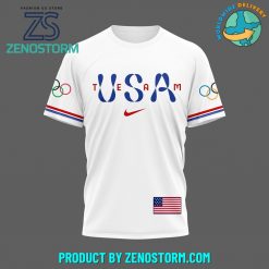 Team USA Olympic Paris 2024 White Shirt