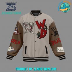 The Walking Dead Fight The Dead Fear The Living Baseball Jacket