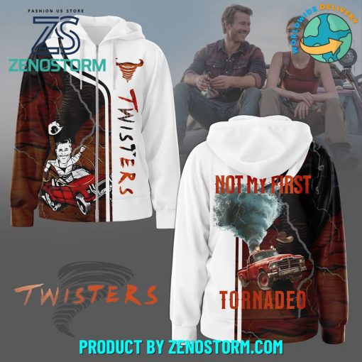 Twisters Movie Not My First Tornadeo Zip Hoodie