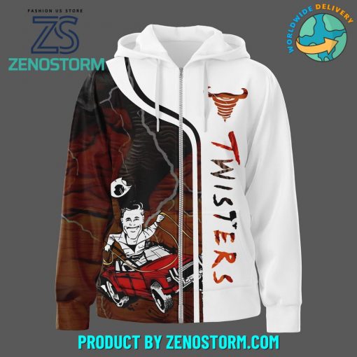 Twisters Movie Not My First Tornadeo Zip Hoodie