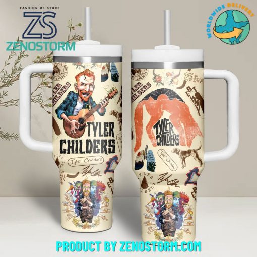 Tyler Childers American Country Singer 40 oz Stanley Tumbler