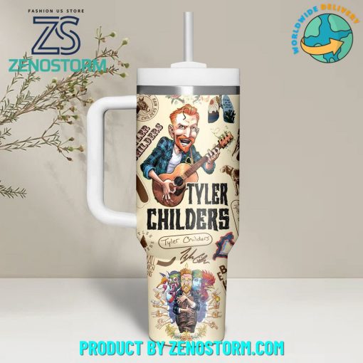 Tyler Childers American Country Singer 40 oz Stanley Tumbler