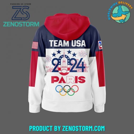 United States Team Olympic Paris 2024 Nike Zip Hoodie